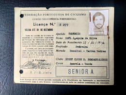 LICENÇA FEDERAÇÃO PORTUGUESA DE CICLISMO - SPORT CLUBE E. BOMBARRALENSE (BA5#C2) - Mitgliedskarten