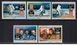 Penrhyn 1989 - XX Anniv. Of The Arrival Of Man On The Moon Stamp Set Mnh** - Penrhyn