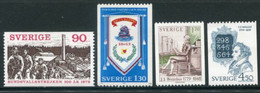 SWEDEN 1979 Anniversaries  MNH / **.  Michel 1071-74 - Ungebraucht