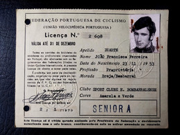 LICENÇA FEDERAÇÃO PORTUGUESA DE CICLISMO - SPORT CLUBE E. BOMBARRALENSE (BA5#C35) - Mitgliedskarten