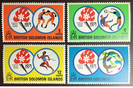 Solomon Islands 1970 - South Pacific Sports Games. Tahiti Stamp Set Mnh** - Salomon (Iles 1978-...)
