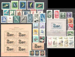 Poland 1958 - Complete Year Set - MNH(**) - Postfrisch - Annate Complete