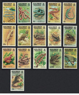 Solomon Islands 1979-1982 - Reptiles And Amphibians Stamp Set Mnh** - Salomon (Iles 1978-...)