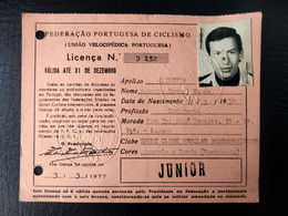 LICENÇA FEDERAÇÃO PORTUGUESA DE CICLISMO - SPORT CLUBE E. BOMBARRALENSE (BA5#C50) - Tarjetas De Membresía