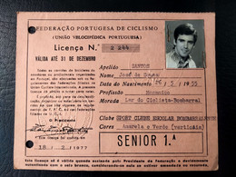 LICENÇA FEDERAÇÃO PORTUGUESA DE CICLISMO - SPORT CLUBE E. BOMBARRALENSE (BA5#C57) - Membership Cards