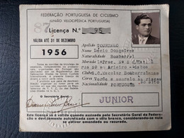 LICENÇA FEDERAÇÃO PORTUGUESA DE CICLISMO - SPORT CLUBE E. BOMBARRALENSE (BA5#C63) - Membership Cards