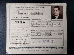 LICENÇA FEDERAÇÃO PORTUGUESA DE CICLISMO - SPORT CLUBE E. BOMBARRALENSE (BA5#C65) - Membership Cards