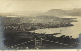 Australia, TAS, HOBART, View From Mt. Nelson (1910) R.C. Harvey RPPC Postcard - Hobart