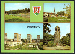 F8488 - TOP Spremberg - Neubauten Großplatte DDR Architektur Georgenbergturm - Bild Und Heimat Reichenbach - Spremberg