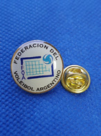 Official Badge Pin Argentina Volleyball Federation Association - Volleyball