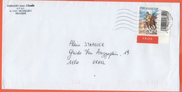 BELGIO - BELGIE - BELGIQUE - 2003 - 0,49€ De Koene Ridder,Chevalier Ardent + Code à Barre - Viaggiata Da Bruxelles Per U - Briefe U. Dokumente