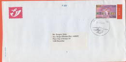 BELGIO - BELGIE - BELGIQUE - 2003 - 0,49€ Mail-art - Viaggiata Da Mechelen Per Bruxelles - Lettres & Documents