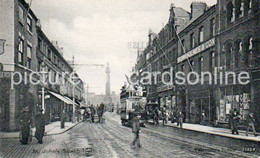 HULL ST JOHNS STREET OLD B/W POSTCARD YORKSHIRE TRAM - Hull