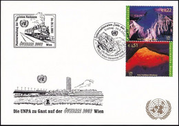 UNO WIEN 2002 Mi-Nr. 241 WEISSE KARTE - ÖVEBRIA WIEN 24.05.2002 - Covers & Documents