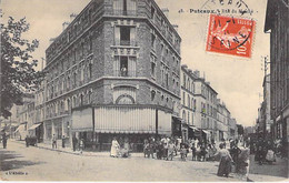 92 - PUTEAUX : Rue Du Marché ( Animation - Commerce : Charcuterie Centrale ) CPA - Hauts De Seine - Puteaux