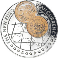 Monnaie, Ouganda, New Euro - Austria 5 Cents, 1000 Shillings, 1999, FDC - Uganda