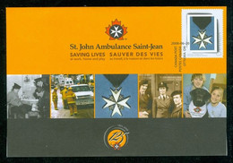 The St. John AMBULANCE Saint-Jean; Enveloppe Entier Postal / Postal Stationery (9954-C) - Cartas & Documentos