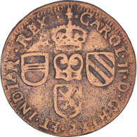 Monnaie, Pays-Bas Espagnols, Flandre, Charles II, Liard, 12 Mites, 1692, Bruges - Spanische Niederlande