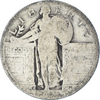 Monnaie, États-Unis, Standing Liberty Quarter, Denver, B+, Argent - 1916-1930: Standing Liberty (Libertà In Piedi)