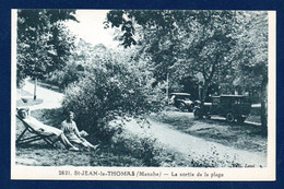 50. Saint-Jean-le-Thomas( Environs De Granville). La Sortie De La Plage - Granville