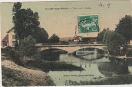 Dépt 10 - MUSSY-SUR-SEINE - Pont Sur La Seine - (couleur Toilée) - Mussy-sur-Seine