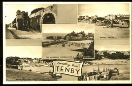 Tenby  Greetings From Photochrom - Pembrokeshire