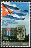 CUBA 2021 *** Che Guevara Department Of The Interior Flag MNH (**) Limited Edition - Nuevos