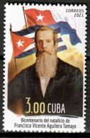 CUBA 2021 *** Francisco Vicente Aguilera Tamayo Cuban Patriot MNH (**) Limited Edition - Ungebraucht