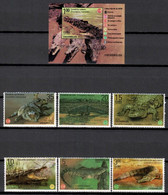 CUBA 2020 ***  Crocodiles Reptiles MNH 6v + 1 MS (**) Limited Edition - Nuevos