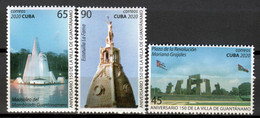 CUBA 2020 ***  150 Years Guantanamo Village 3V MNH (**) Limited Edition - Unused Stamps