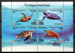 CUBA 2020 ***  Reptiles Turtles MNH (**) Limited Edition - Unused Stamps