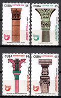 CUBA 2020 ***  Architecture UPAEP Pillars 4v Stamps MNH (**) Limited Edition - Nuevos