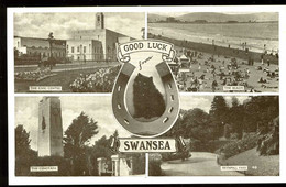 Swansea Good Luck Civic Centre Beach Cenotaph Brynmill Park - Contea Sconosciuta