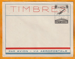 1931 - Enveloppe Par Avion - Via Aéropostale Spéciale Cachet Exposition Philatélique LYON POSTE AERIENNE - Non Utilisée - 1960-.... Covers & Documents