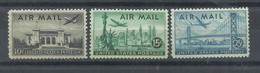 ESTADOS  UNIDOS  YVERT  AEREO  36/38  MNH  ** - 2b. 1941-1960 Nuevos