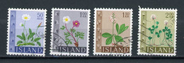 ISLANDE - FLORE - N° Yvert 336/339 Obli. - Oblitérés