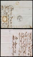 Regno - Vittorio Emanuele II - Termini (pti 7) - 10 Cent (14D) Su Testatina Di Lettera Per Cefalù Del 5.7.1861 - Andere & Zonder Classificatie