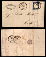 Regno - Vittorio Emanuele II - 15 Cent (11) - Lettera Da Ancona A Cagli Del 13.2.63 - Andere & Zonder Classificatie