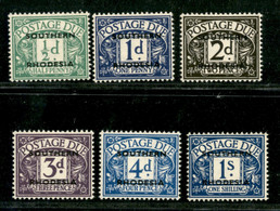 ZIMBABWE - 1951 - Southern Rhodesia Postage Due (1/6) - Serie Completa - Gomma Integra - Autres & Non Classés