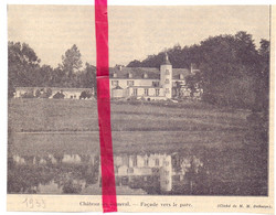 Bousval - Chateau - Orig. Knipsel Coupure Tijdschrift Magazine - 1933 - Unclassified