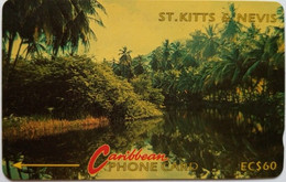 St. Kitts And Nevis Cable And Wireless 5CSKC EC$60 " River Scene " - St. Kitts En Nevis