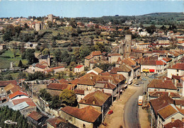 87-CHALUS- VUE GENERALE AERIENNE - Chalus