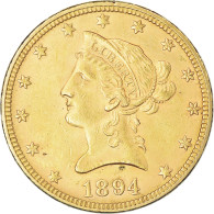 Monnaie, États-Unis, Coronet Head, $10, Eagle, 1894, Philadelphie, SUP, Or - 10$ - Eagles - 1866-1907: Coronet Head (Tête Couronnée)