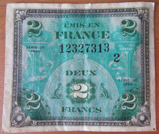 France - Billet 2 Francs Au Drapeau Français 1944, 2e Série - 1944 Drapeau/France