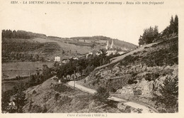 LA LOUVESC L'ARRIVEE PAR LA ROUTE D'ANNONAY - La Louvesc