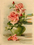 Catharina KLEIN Klein * CPA Illustrateur * Meissner & Buch Série 1273 * Fleur Flower Roses - Klein, Catharina