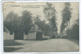 Loverval Entrée Du Parc La Route De Philippeville - Gerpinnes