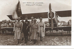 LES AVIONS DE LA GUERRE  -  DRAPEAU DU  2e D'AVIATION  -  Présentation Drapeau Et Avion - Regiments