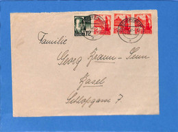 Allemagne Zone Française 1947 Baden - Lettre De Schopfheim (G6017) - Baden