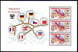 CZECHOSLOVAKIA 1984 Socialist Construction Block MNH / **.  Michel Block 61 - Blocks & Kleinbögen